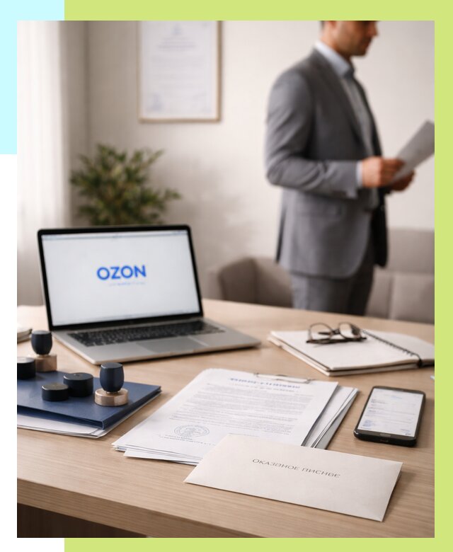 Отказное письмо для Ozon в Тобольске от 3558 р. | Сертэкс